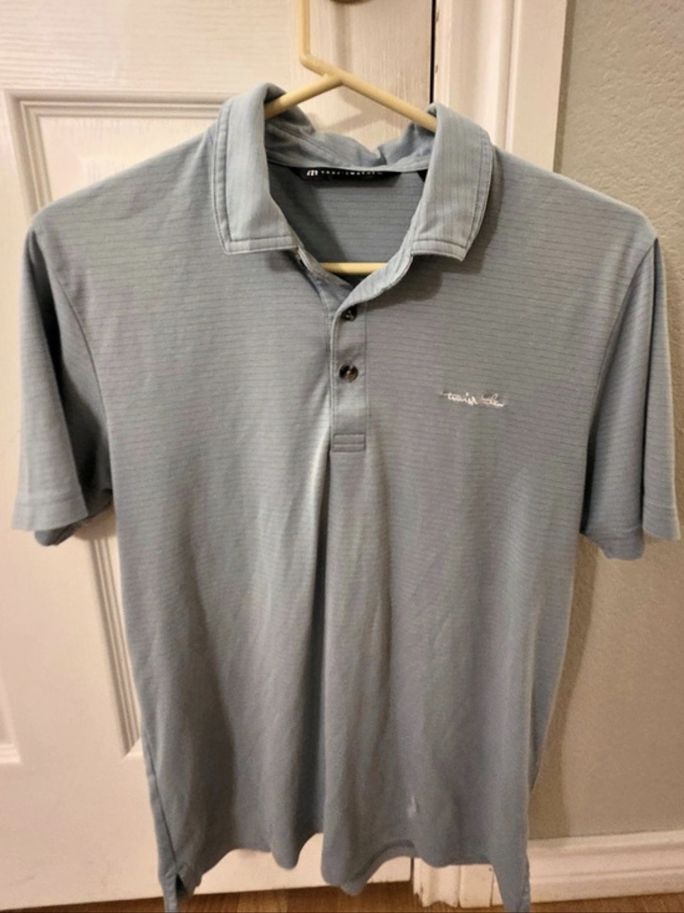 TravisMathew Men'Small Polo Golf Shirt BLlue Size Small